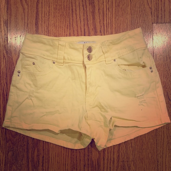 YMI Pants - YMIJEANS Yellow Jean Shorts!!